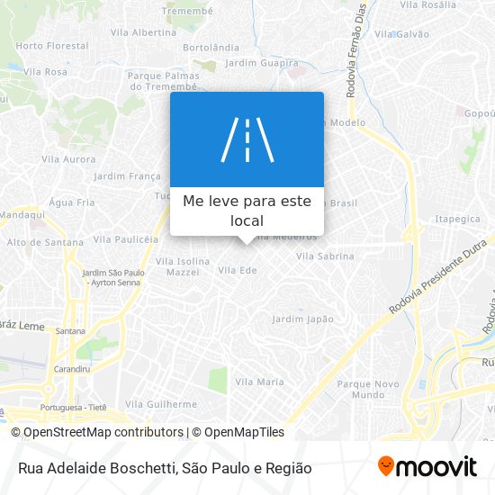 Rua Adelaide Boschetti mapa