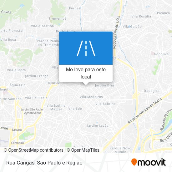 Rua Cangas mapa