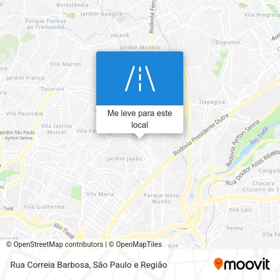 Rua Correia Barbosa mapa