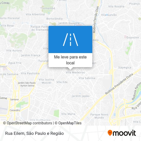 Rua Eilem mapa
