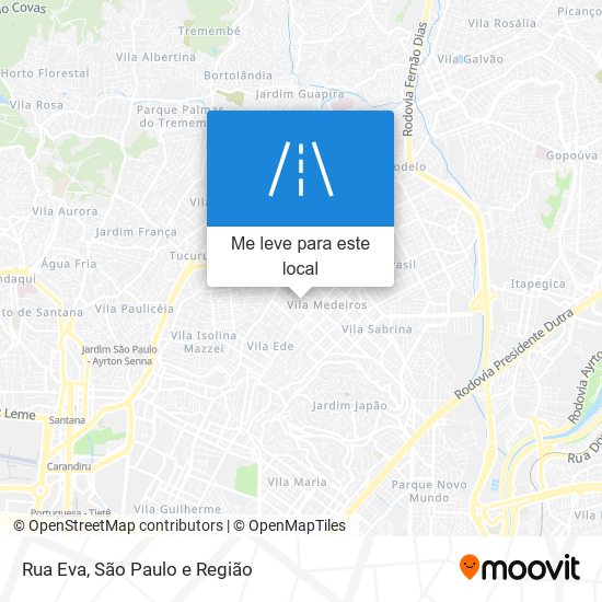 Rua Eva mapa