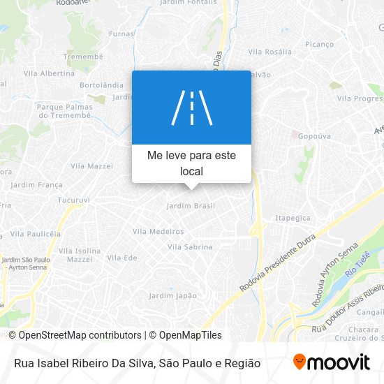 Rua Isabel Ribeiro Da Silva mapa