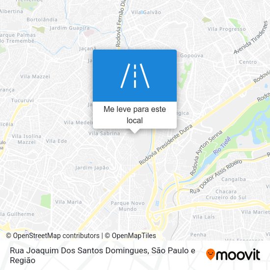 Rua Joaquim Dos Santos Domingues mapa