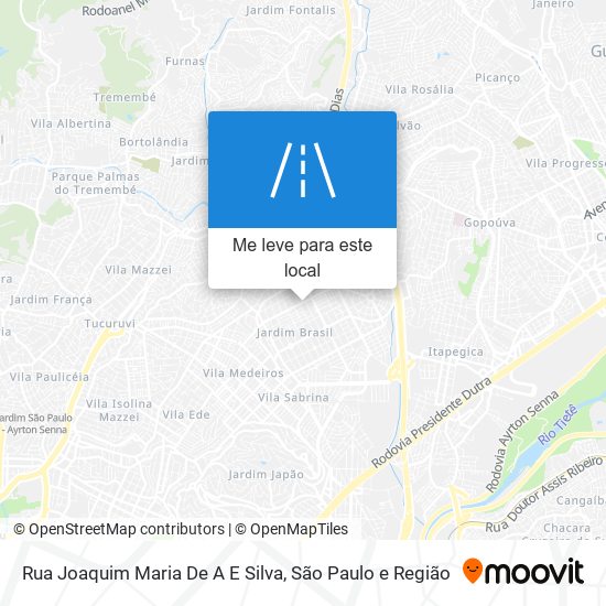 Rua Joaquim Maria De A E Silva mapa