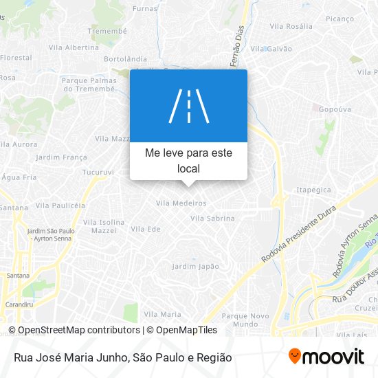 Rua José Maria Junho mapa