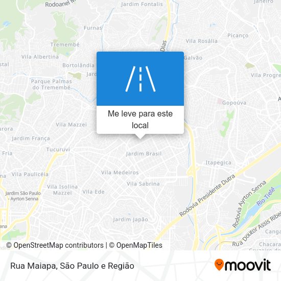 Rua Maiapa mapa