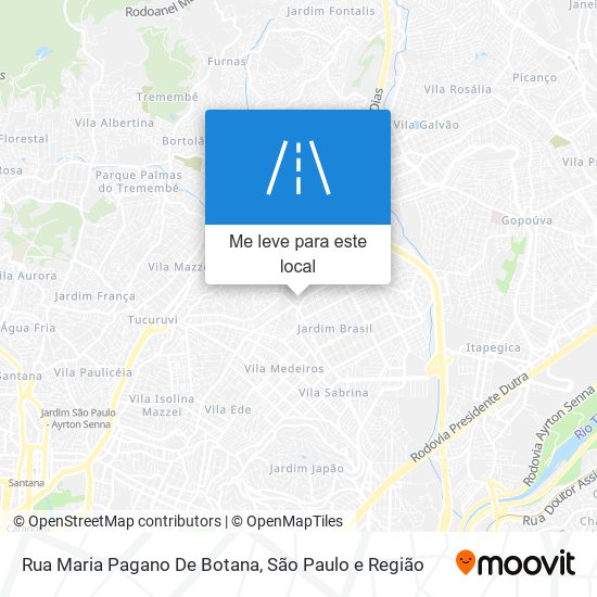 Rua Maria Pagano De Botana mapa