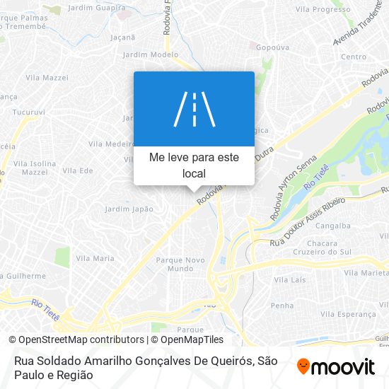 Rua Soldado Amarilho Gonçalves De Queirós mapa