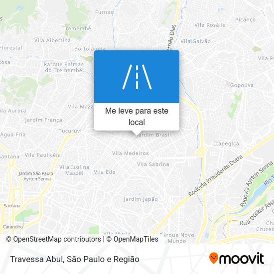 Travessa Abul mapa