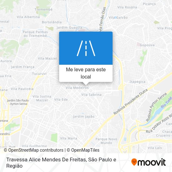Travessa Alice Mendes De Freitas mapa