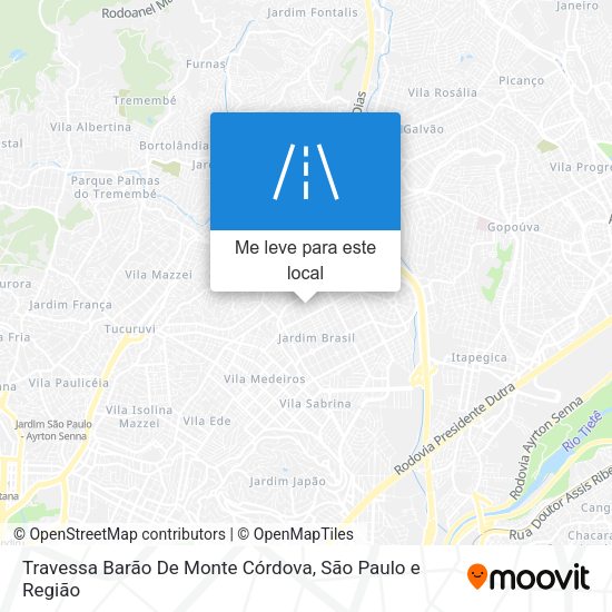 Travessa Barão De Monte Córdova mapa