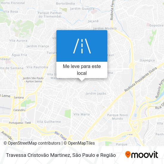 Travessa Cristovão Martinez mapa