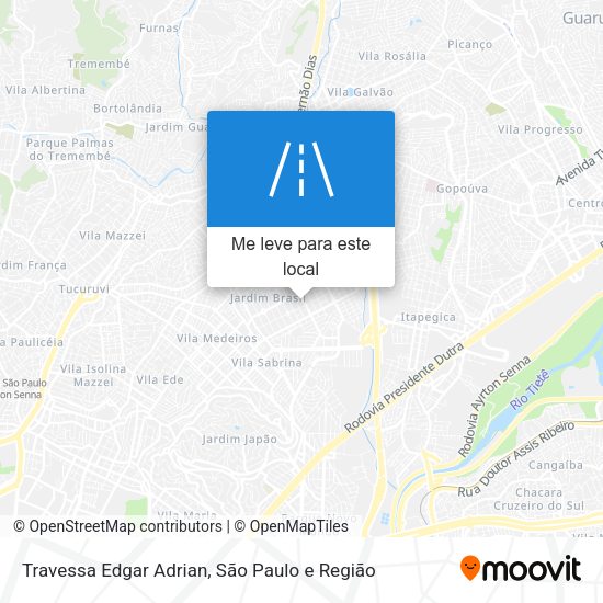 Travessa Edgar Adrian mapa