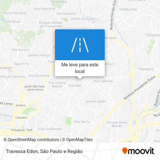 Travessa Edon mapa