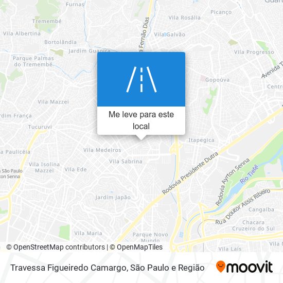 Travessa Figueiredo Camargo mapa