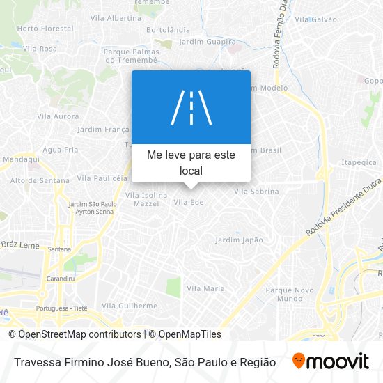 Travessa Firmino José Bueno mapa