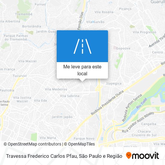 Travessa Frederico Carlos Pfau mapa