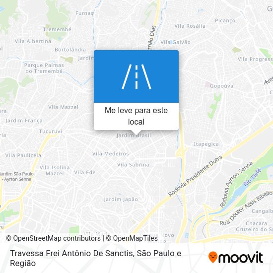 Travessa Frei Antônio De Sanctis mapa