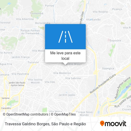 Travessa Galdino Borges mapa