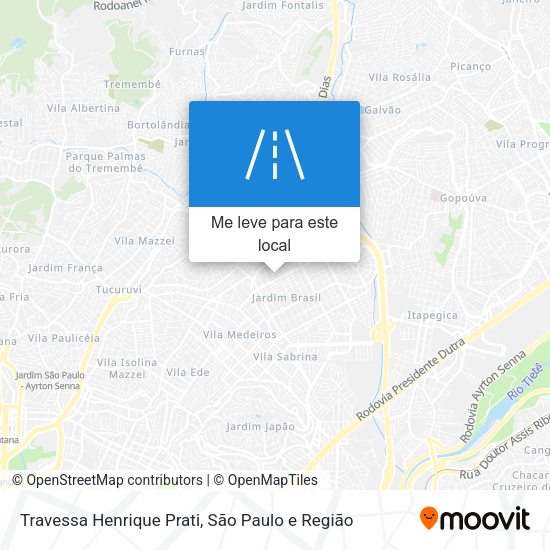 Travessa Henrique Prati mapa