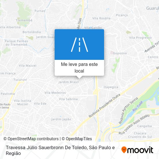 Travessa Júlio Sauerbronn De Toledo mapa