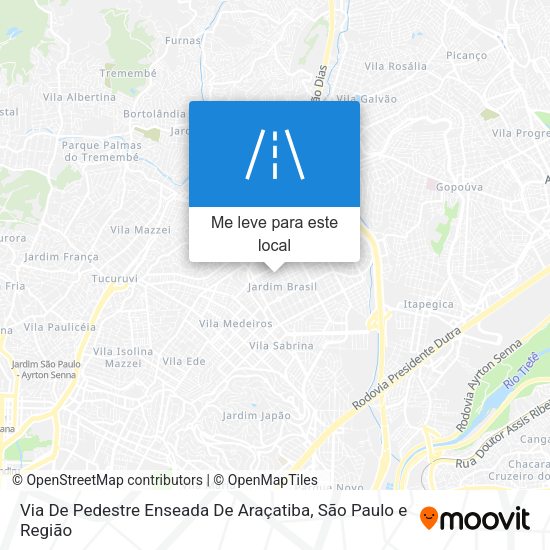 Via De Pedestre Enseada De Araçatiba mapa