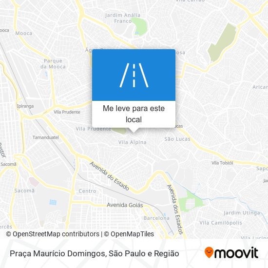 Praça Maurício Domingos mapa