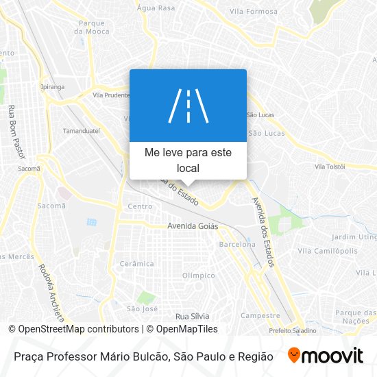 Praça Professor Mário Bulcão mapa