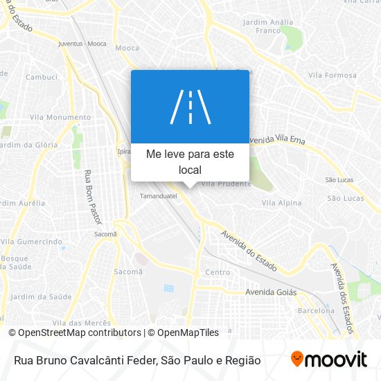 Rua Bruno Cavalcânti Feder mapa