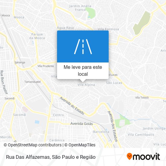 Rua Das Alfazemas mapa