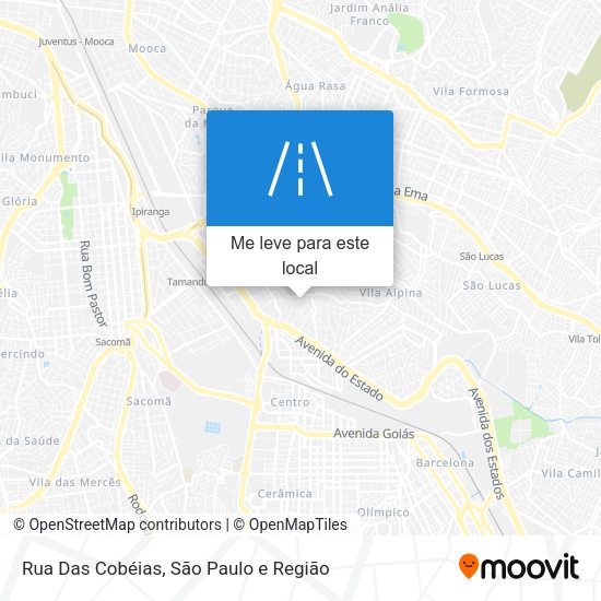 Rua Das Cobéias mapa