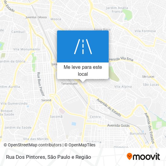 Rua Dos Pintores mapa