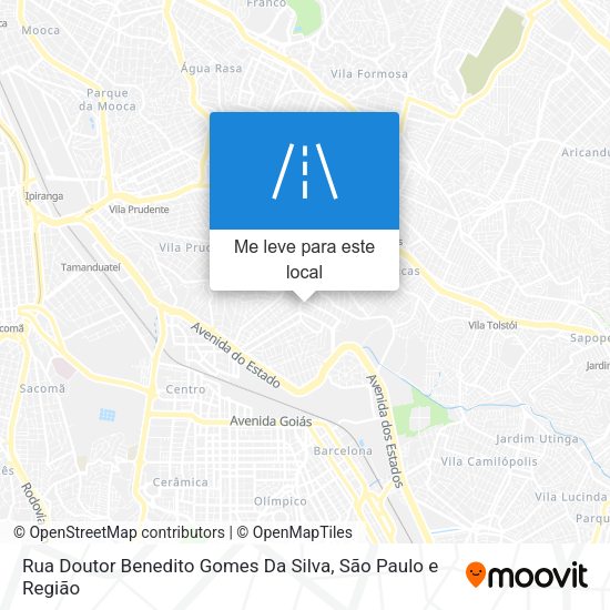 Rua Doutor Benedito Gomes Da Silva mapa