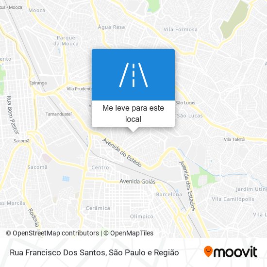 Rua Francisco Dos Santos mapa