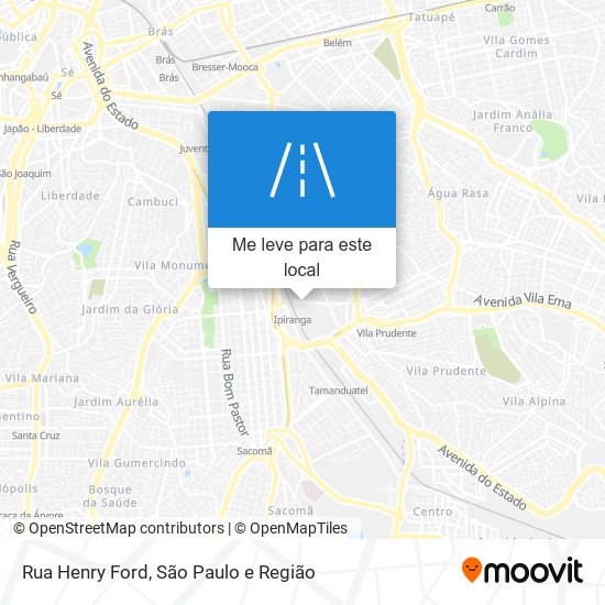 Rua Henry Ford mapa