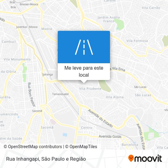 Rua Inhangapi mapa