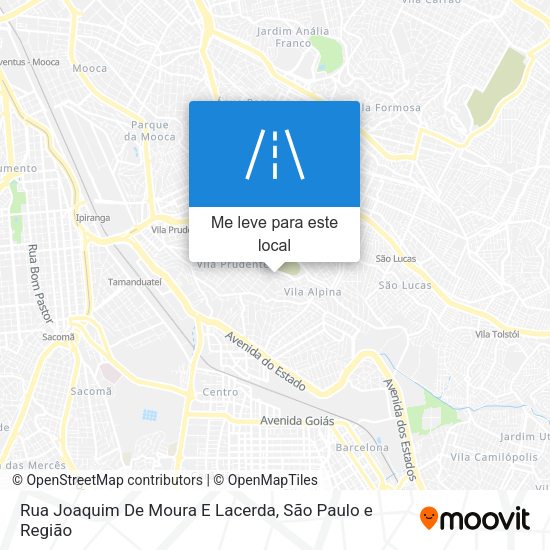 Rua Joaquim De Moura E Lacerda mapa