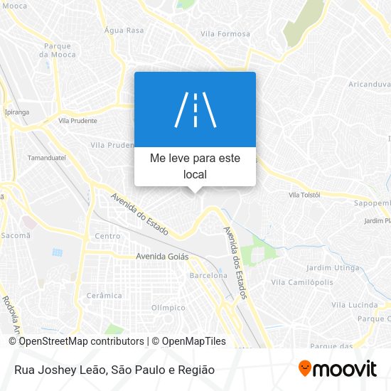 Rua Joshey Leão mapa