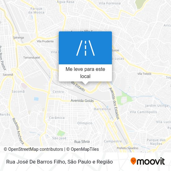 Rua José De Barros Filho mapa