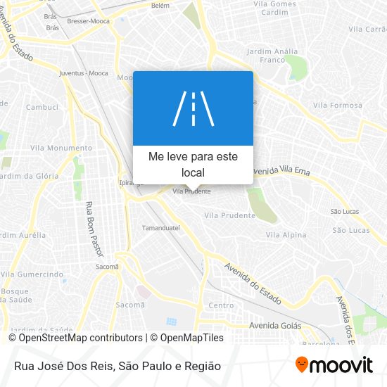 Rua José Dos Reis mapa