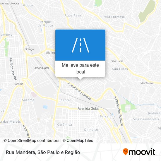 Rua Mandera mapa