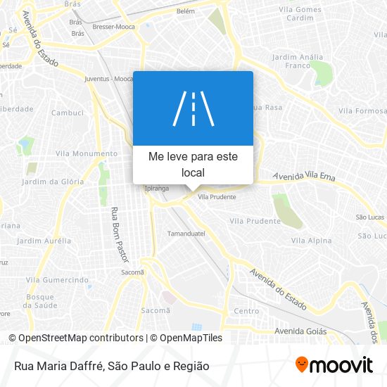 Rua Maria Daffré mapa