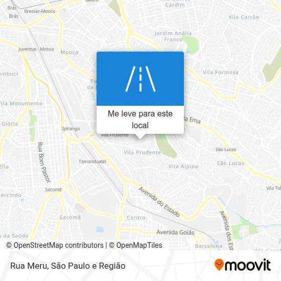 Rua Meru mapa