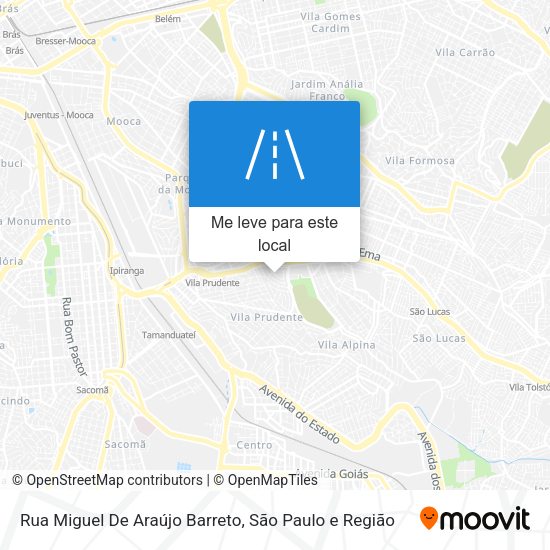 Rua Miguel De Araújo Barreto mapa