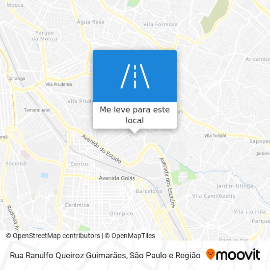 Rua Ranulfo Queiroz Guimarães mapa