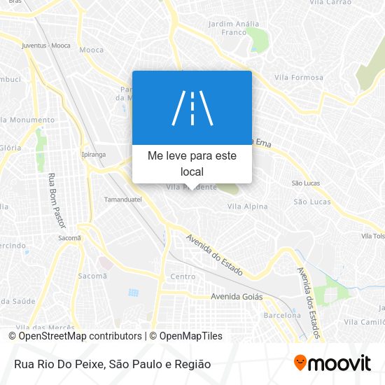 Rua Rio Do Peixe mapa