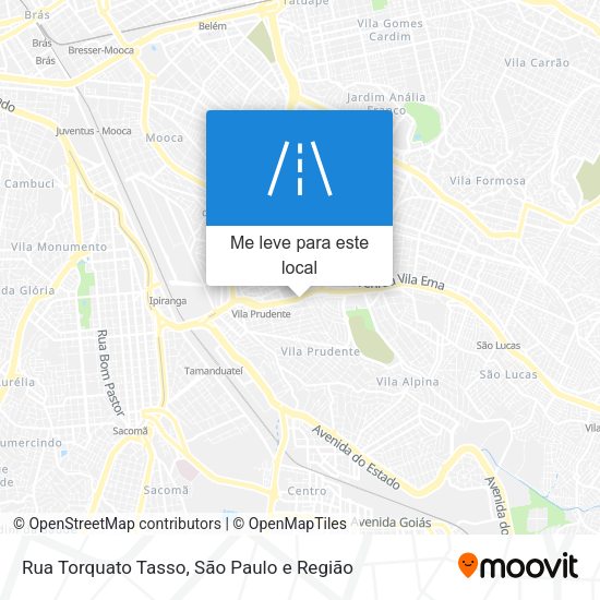 Rua Torquato Tasso mapa