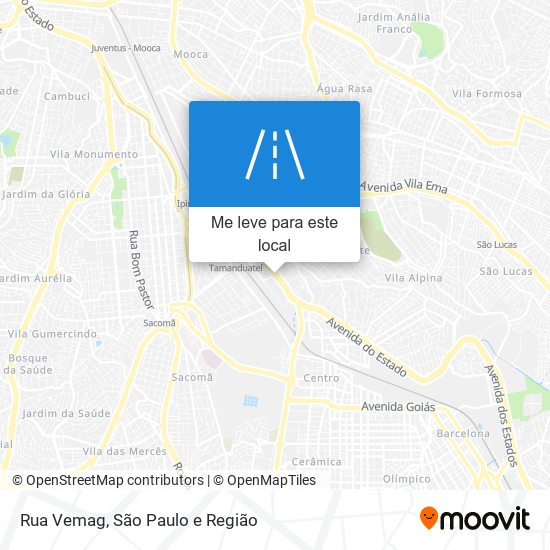 Rua Vemag mapa