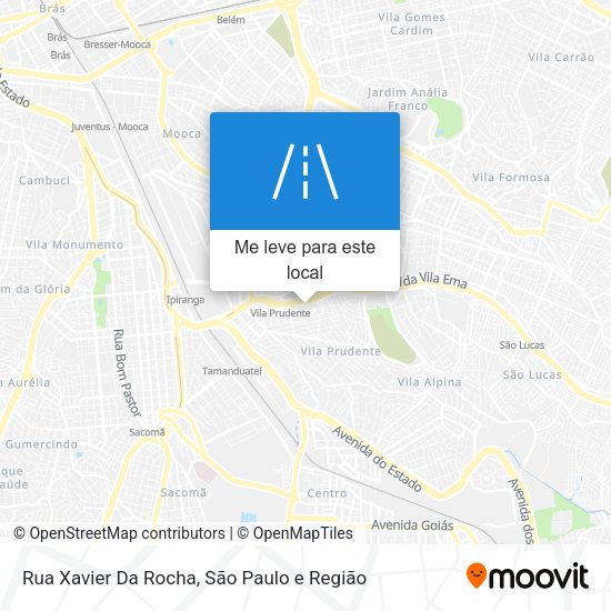 Rua Xavier Da Rocha mapa