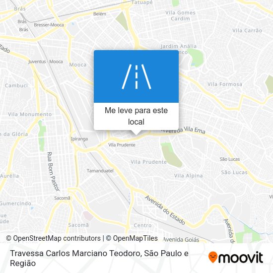 Travessa Carlos Marciano Teodoro mapa